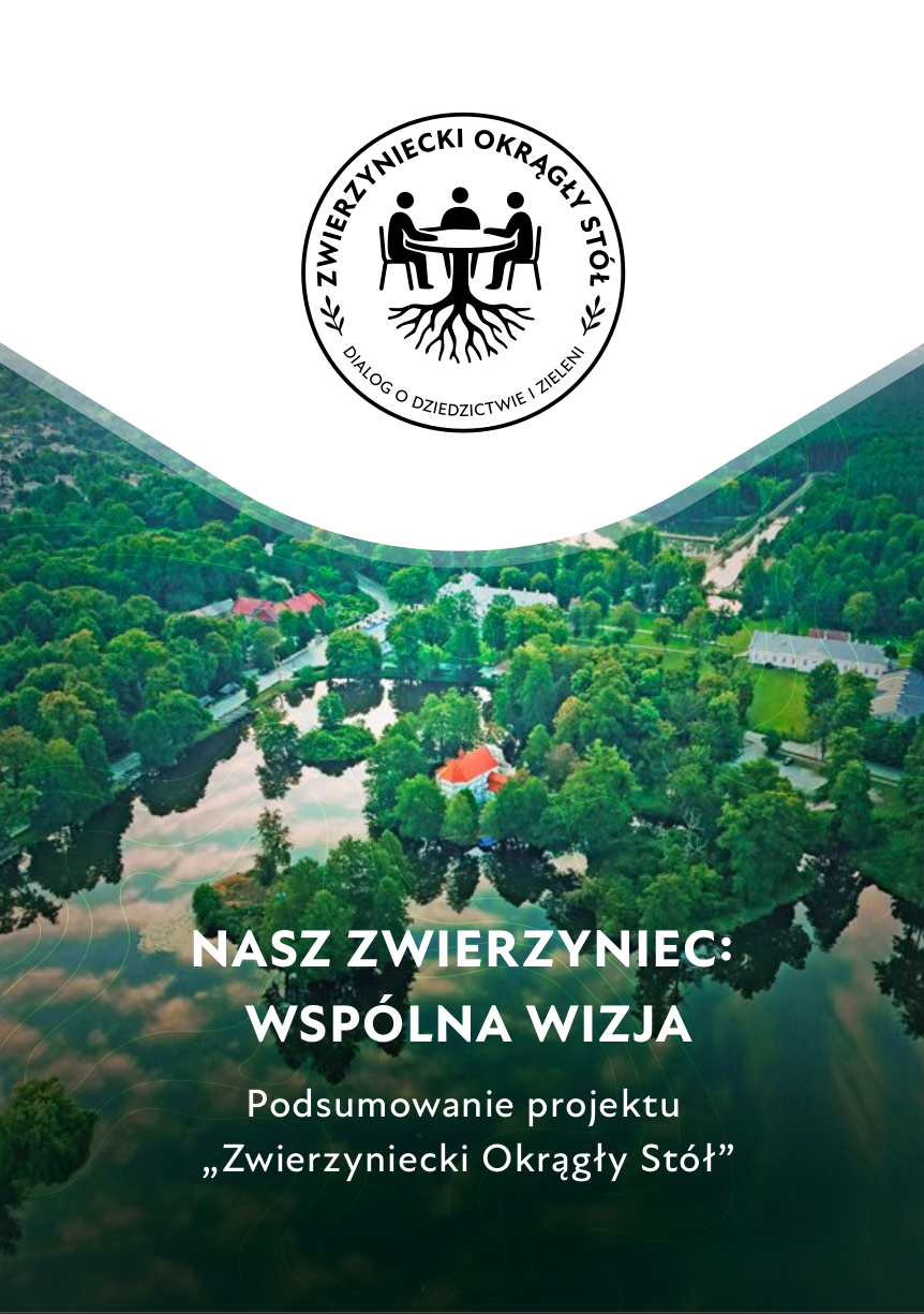 Okładka: Nasz Zwierzyniec – wspólna wizja (Zwierzyniecki Okrągły Stół 2025)